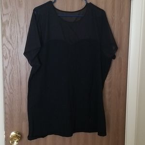 Torrid heartshaped mesh top